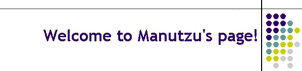 Welcome to Manutzu's page!
